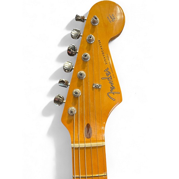 Vintage 1988 Fender AVRI 57 Reissue Strat 1988 3 Color Sunburst Solid Body Electric Guitar