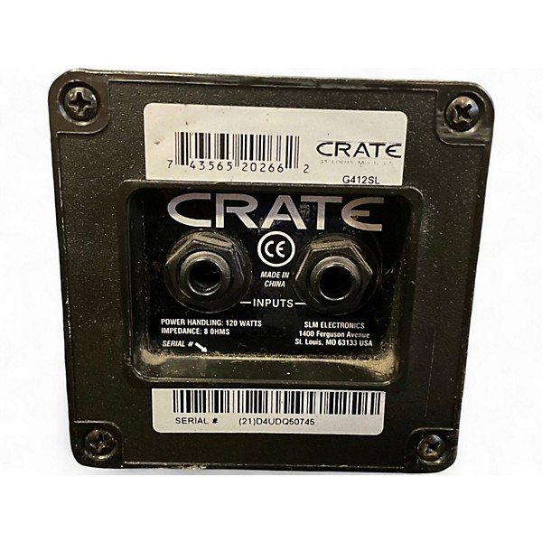 Used Crate G412SL Guitar Cabinet
