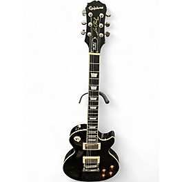 Used Epiphone Les Paul Standard Ebony Solid Body Electric Guitar