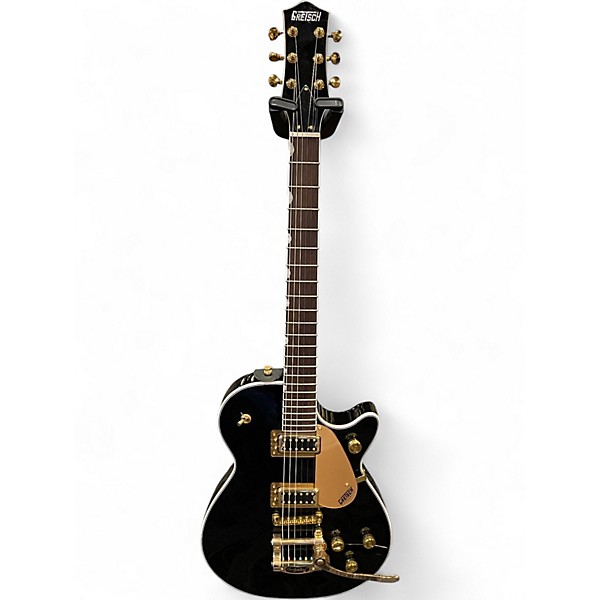 Used 2024 Gretsch Guitars G5237TG ELECTROMATIC JET BLACK PEARL METALLIC Solid Body Electric Guitar