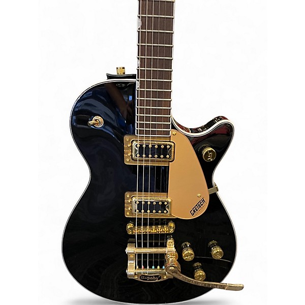 Used 2024 Gretsch Guitars G5237TG ELECTROMATIC JET BLACK PEARL METALLIC Solid Body Electric Guitar