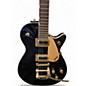 Used 2024 Gretsch Guitars G5237TG ELECTROMATIC JET BLACK PEARL METALLIC Solid Body Electric Guitar