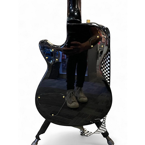 Used 2024 Gretsch Guitars G5237TG ELECTROMATIC JET BLACK PEARL METALLIC Solid Body Electric Guitar