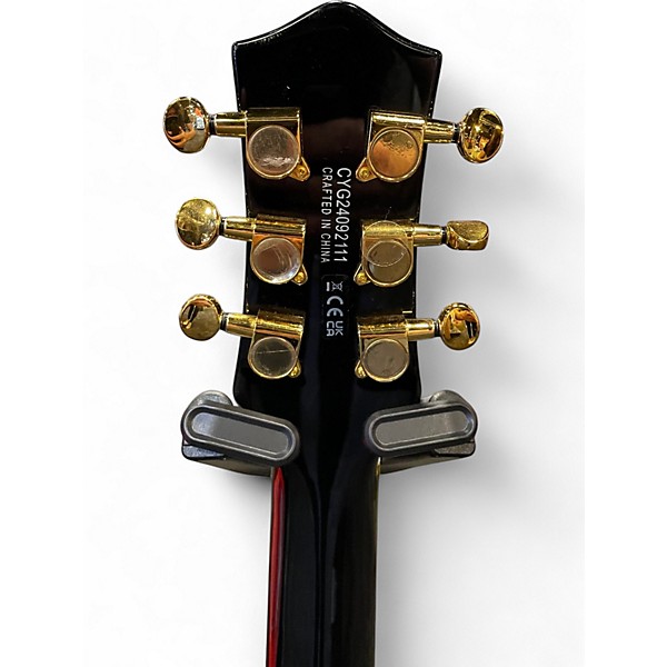 Used 2024 Gretsch Guitars G5237TG ELECTROMATIC JET BLACK PEARL METALLIC Solid Body Electric Guitar