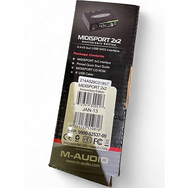 Used M-Audio MIDISPORT 2X2 Audio Interface