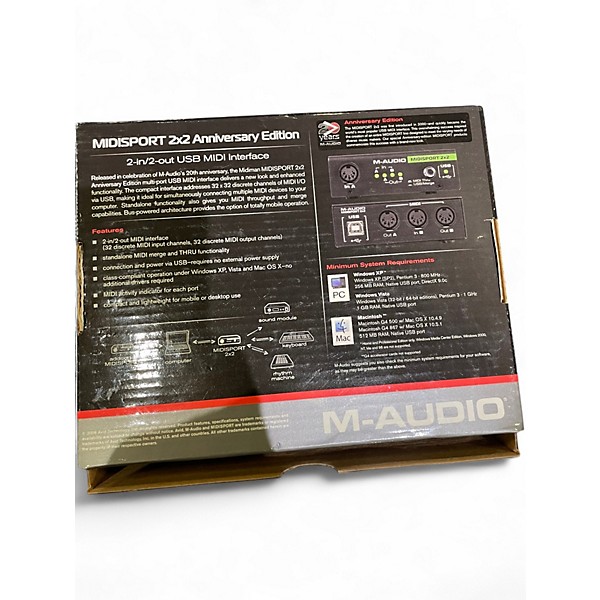 Used M-Audio MIDISPORT 2X2 Audio Interface