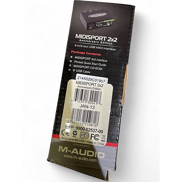 Used M-Audio 2X 5PIN MIDI TO USB INTERFACE