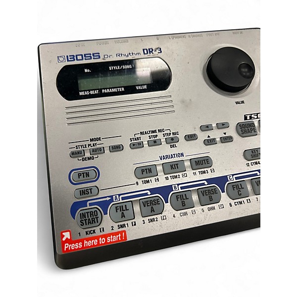 Used BOSS DR3 Dr Rhythm Drum Machine