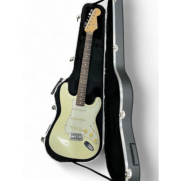 Used Fender Standard Stratocaster Alpine White Solid Body Electric Guitar