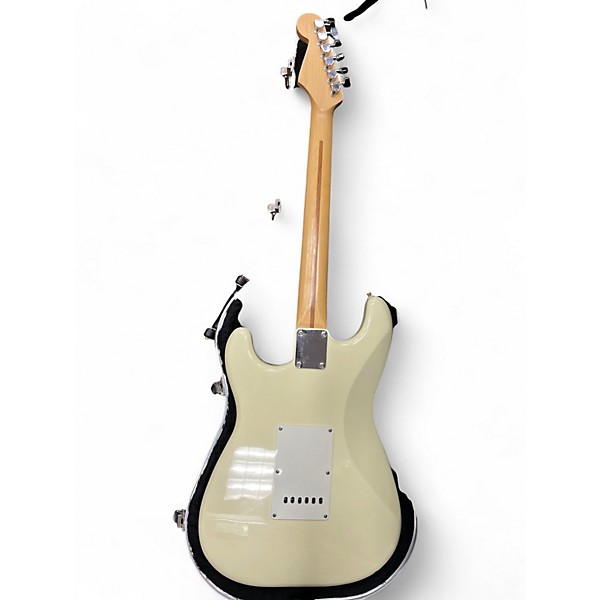 Used Fender Standard Stratocaster Alpine White Solid Body Electric Guitar