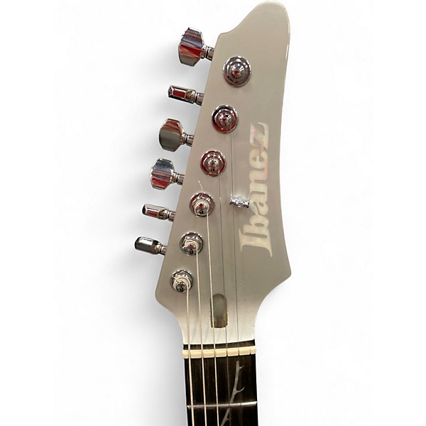 Used 2024 Ibanez TOD10 Silver Solid Body Electric Guitar