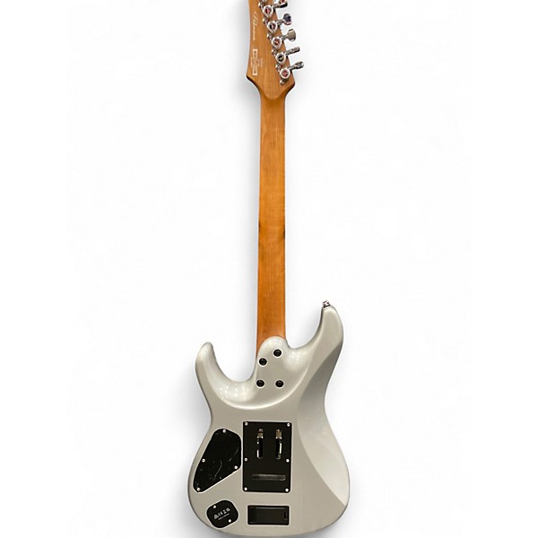 Used 2024 Ibanez TOD10 Silver Solid Body Electric Guitar