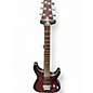 Used Schecter Guitar Research C-1 Platinum FR-Sustaniac Crimson Red Burst Solid Body Electric Guitar thumbnail
