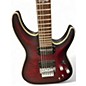 Used Schecter Guitar Research C-1 Platinum FR-Sustaniac Crimson Red Burst Solid Body Electric Guitar