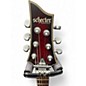 Used Schecter Guitar Research C-1 Platinum FR-Sustaniac Crimson Red Burst Solid Body Electric Guitar