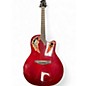 Used Ovation CE48RRG RED BURST Acoustic Electric Guitar thumbnail