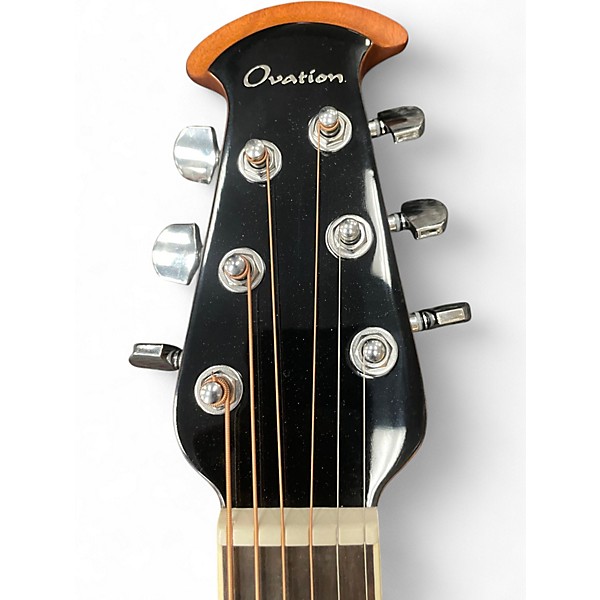 Used Ovation CE48RRG RED BURST Acoustic Electric Guitar