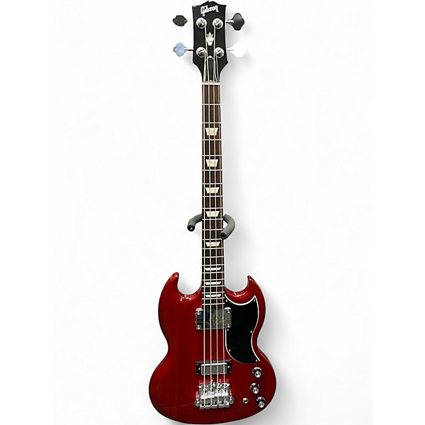 Used Gibson SG Standard Bass Cherry Electric Bass Guitar