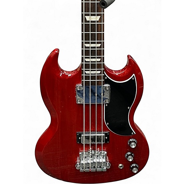 Used Gibson SG Standard Bass Cherry Electric Bass Guitar