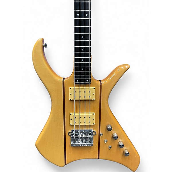Vintage 1980s Kramer XL24 Natural Electric Bass Guitar
