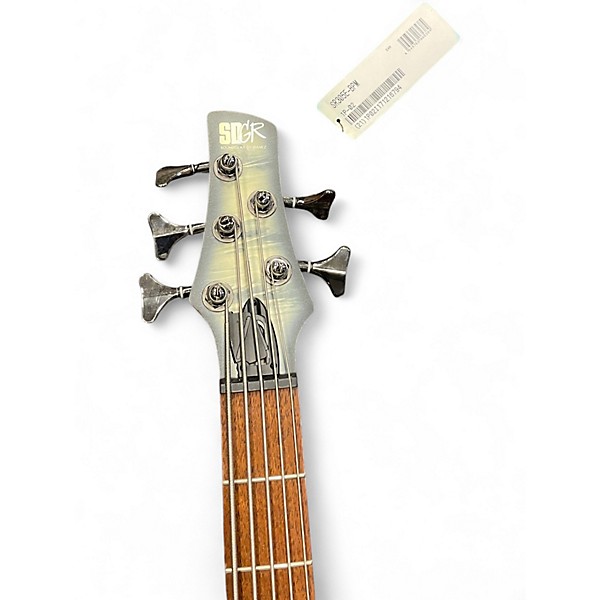 Used Ibanez SR305 5 String Black Planet Matte Electric Bass Guitar