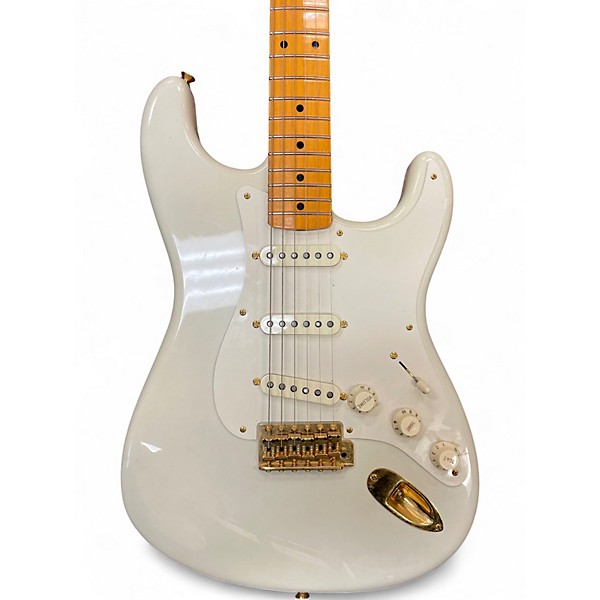 Used Fender 1957 LTD ED STRATOCASTER White Blonde Solid Body Electric Guitar