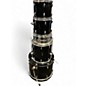 Used Ludwig 5 Piece Accent Black Drum Kit