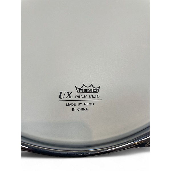 Used Mapex 10in MPX Steel Shell Side Snare Drum 10 x 5.5 WHITE Drum