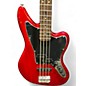 Used Squier Vintage Modified Jaguar Bass Special Red Electric Bass Guitar