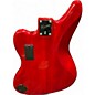 Used Squier Vintage Modified Jaguar Bass Special Red Electric Bass Guitar