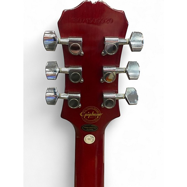 Used Epiphone LES PAUL STUDIO LT 2 Tone Sunburst Solid Body Electric Guitar