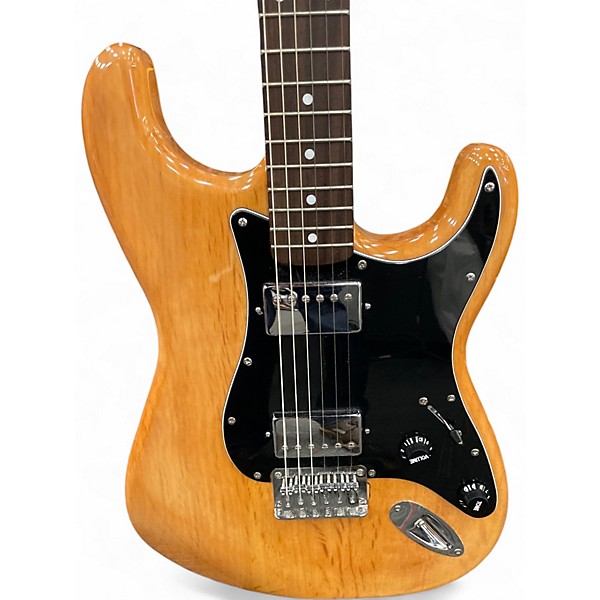 Used Stagg S Style Natural Solid Body Electric Guitar