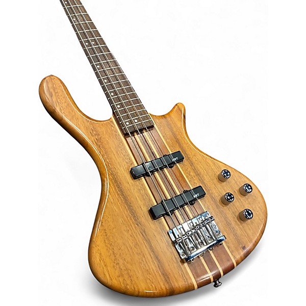 Used Washburn T-24 Natural Electric Bass Guitar