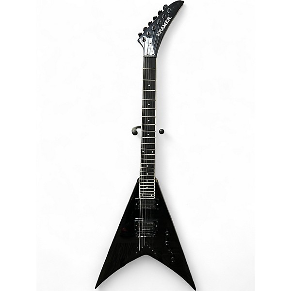 Used Kramer Dave Mustaine Vanguard Ebony Solid Body Electric Guitar