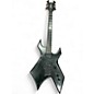 Used B.C. Rich Warlock IT Invisibolt Black Solid Body Electric Guitar thumbnail