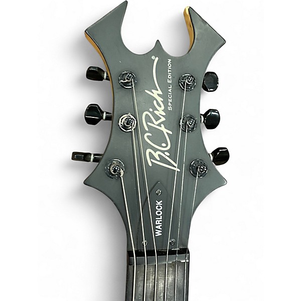 Used B.C. Rich Warlock IT Invisibolt Black Solid Body Electric Guitar