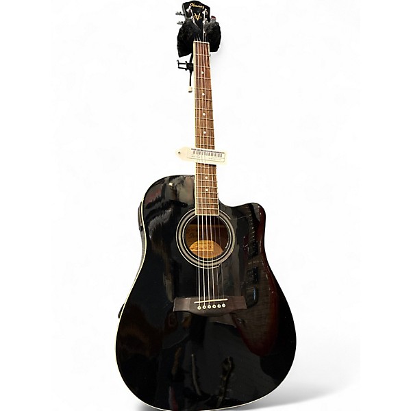 Used Ibanez V70CE Black Acoustic Electric Guitar