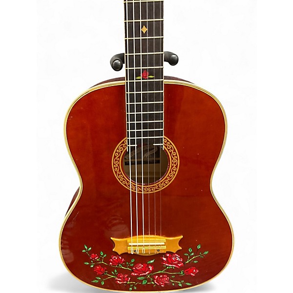 Used Esteban CRYSTAL ROSE 9TH ANNIVERSARY RED Classical Acoustic Electric Guitar