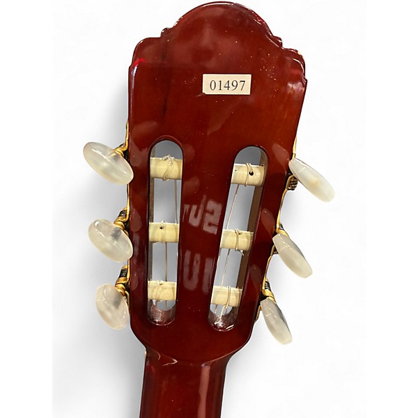 Used Esteban CRYSTAL ROSE 9TH ANNIVERSARY RED Classical Acoustic Electric Guitar