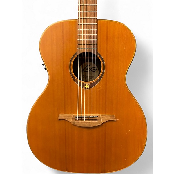 Used Lag Guitars T300 AE Natural Acoustic Guitar