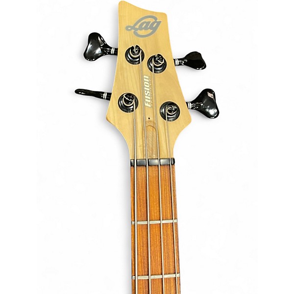 Used 1999 Lag Guitars Fusion Standard Natural Electric Bass Guitar