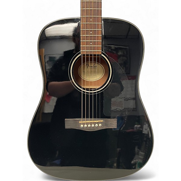 Used Fender DG60 Black Acoustic Guitar