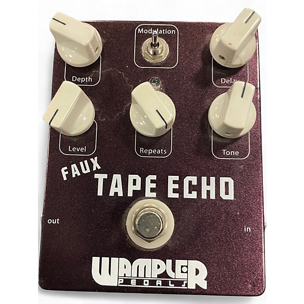 Used Wampler Faux Tape Echo Delay Effect Pedal