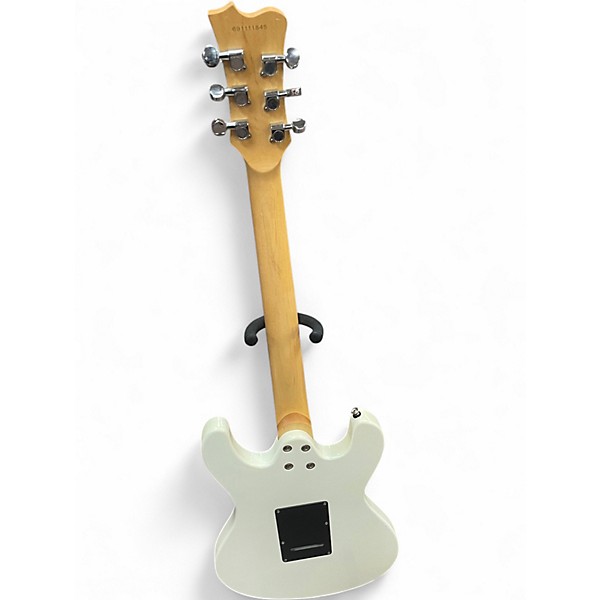 Used Aria DM380 Diamond Alpine White Solid Body Electric Guitar