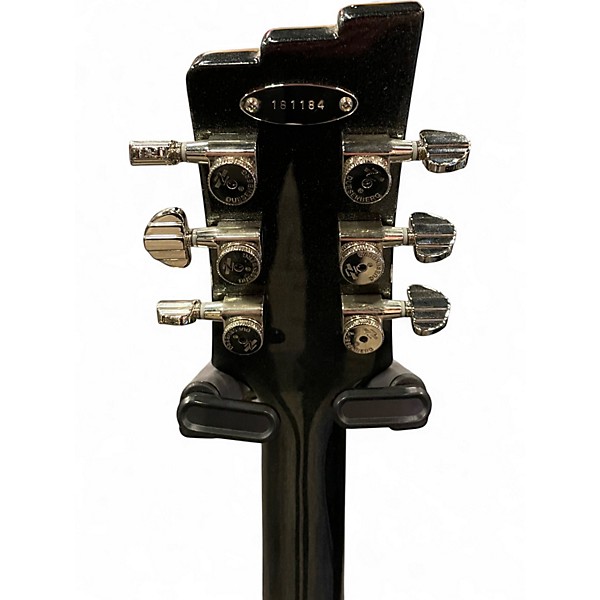 Used Duesenberg USA Paloma Black Sparkle Solid Body Electric Guitar