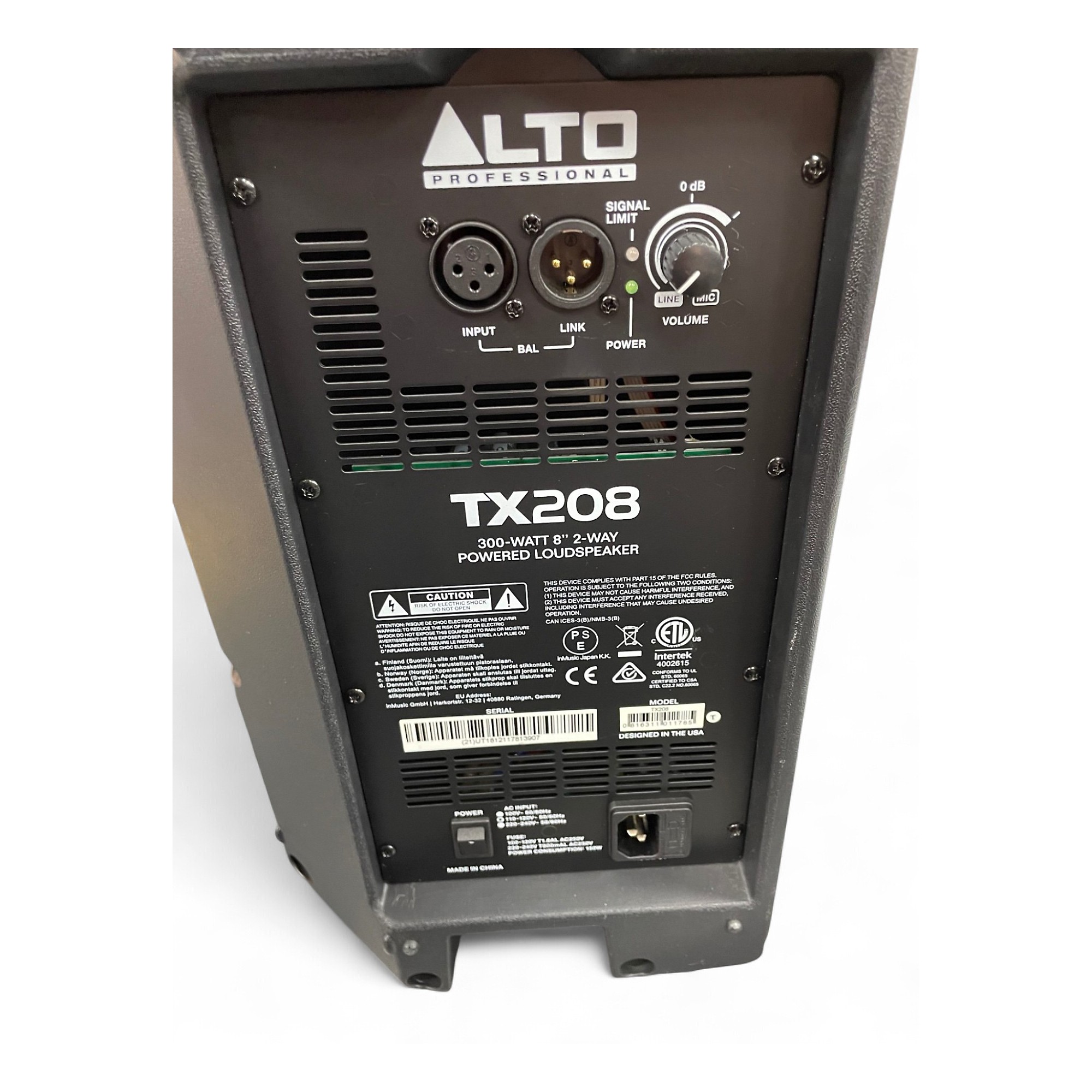 Used Alto TX208 Powered Speaker | Guitar Center