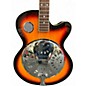 Used Zenison Steel Pan Acoustic Electric Resonator Guitar Single Cutaway 2 Tone Sunburst Acoustic Guitar