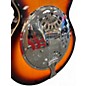 Used Zenison Steel Pan Acoustic Electric Resonator Guitar Single Cutaway 2 Tone Sunburst Acoustic Guitar