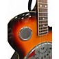Used Zenison Steel Pan Acoustic Electric Resonator Guitar Single Cutaway 2 Tone Sunburst Acoustic Guitar