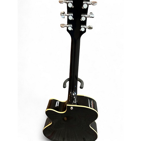 Used Zenison Steel Pan Acoustic Electric Resonator Guitar Single Cutaway 2 Tone Sunburst Acoustic Guitar